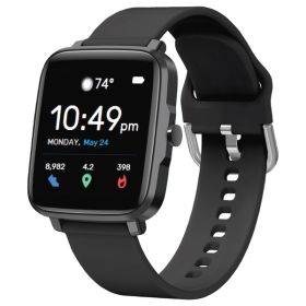 3Plus 3PL-VIBELITE-BK Vibe Lite Smartwatch with 1.52-In. Color Display, Bluetooth, Heart Rate/Sleep/Blood Oxygen, Fitness Tracking, and IP68 Water-Res