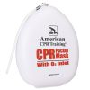 American CPR Pocket Mask, Plastic Case, Adult/Child/Infant with O2 Inlet