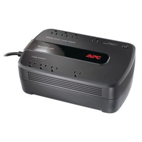APC BE650G1 8-AC Outlet and Data Line 650-VA/390-Watt PC/Gaming/Networking Back-UPS Battery Backup with 340-Joules Surge Protection, 5-Ft. Cord, BE650
