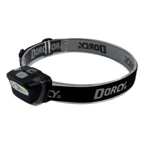 Dorcy 41-3095A Active Series COB LED 150-Lumen Headlamp with 3 Modes, Battery Powered, up to 65-Ft. Beam Distance, up to 2.5 Hours Run Time, 3 Pack