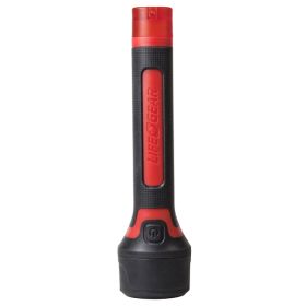 LifeGear BA38-60633-RED 200-Lumen Stormproof Signal Light with Safety Whistle, BA38-60633-RED