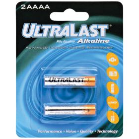 2PK CARDED AAAA BATT