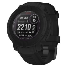 Garmin 010-02627-13 Instinct 2 Solar Tactical Edition GPS Smartwatch with 45-mm Case, Bluetooth, Military Grade Protection, Stealth Mode, and 10 ATM W