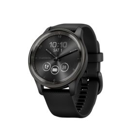 Garmin 010-02665-00 vivomove Trend Hybrid Smartwatch with 40.4-mm Case, Bluetooth, Hidden Touch Screen, Health/Fitness, Sports Apps, Swim Rated (Black