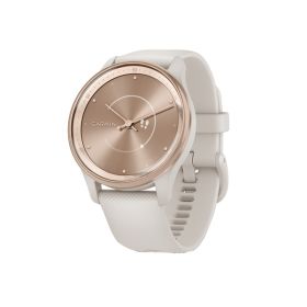 Garmin 010-02665-01 vivomove Trend Hybrid Smartwatch with 40.4-mm Case, Bluetooth, Hidden Touch Screen, Health/Fitness, Sports Apps, Swim Rated (Peach