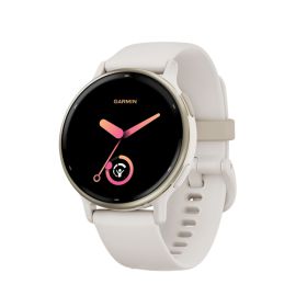 Garmin 010-02862-11 vivoactive 5 GPS Fitness Smartwatch with 42.2-mm Case, Bluetooth, AMOLED, Health/Fitness, Sports Apps, Music Storage, 5 ATM (Ivory