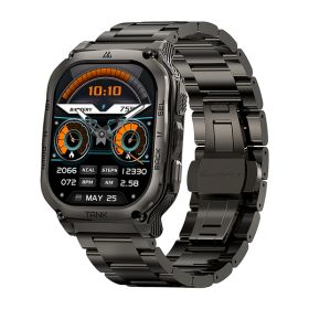 KOSPET P-MS003-B TANK M3 Special Edition Smartwatch with 1.96-In. AMOLED Touch Screen, Bluetooth, 170+ Sports Modes, and Military Grade Protection (Bl