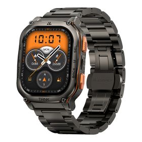 KOSPET P-MUS002-B TANK M3 Ultra GPS Smartwatch with 1.96-In. AMOLED Touch Screen, Bluetooth, 170+ Sports Modes, Military Grade Protection, and 2 Bands