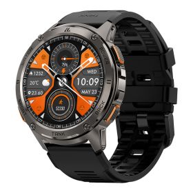 KOSPET P-T004-B TANK T3 Smartwatch with 1.43-In. AMOLED Touch Screen, Bluetooth, 170+ Sports Modes, and Military Grade Protection (Black)