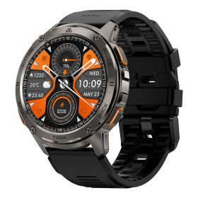 KOSPET P-TS003-B TANK T3 Special Edition Smartwatch with 1.43-In. AMOLED Touch Screen, Bluetooth, 170+ Sports Modes, and Military Grade Protection (Bl