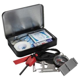 LifeGear 41-3803 First Aid and Survival Essentials Tin