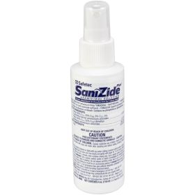 Sanizide Plus environmental surface germicidal solution, 4 oz. plastic bottle with pump spray, 1 ea.
