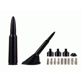AmmoTenna 30FB 4.25-In. Billet Aluminum 0.30 Cal Replica Antenna Mast, Flat Black