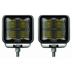 Heise LED Lighting Systems HE-BCF2PK Blackout Series 2.5-In. 4-LED Flood Cubes, 2 Count