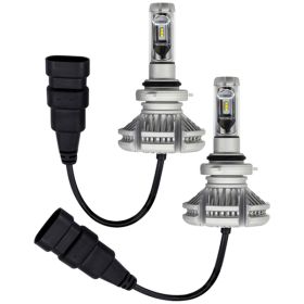 Heise LED Lighting Systems HE-9006LED HE-9006LED Replacement Headlight LED Bulbs, 6,000 Lumens for Off-Road, 6,500K Color Temp with Tint Films, Single