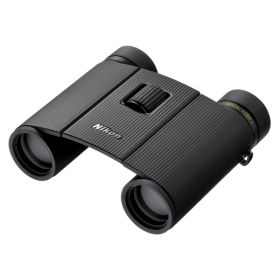 Nikon 16852 TRAILBLAZER II Compact Waterproof 8x25 Binoculars with Neck Strap, Case, and Caps for Paddlesports, Boating, Lake, Beach, Rain, Sleet, Sno