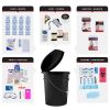 1 Person Essential Survival Kit, Bucket and Lid