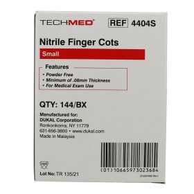 Latex Free Finger Cots - Small, Box of 144