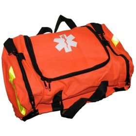 Empty First Responder Bag w/ Rigid Foam Divider Insert - Orange