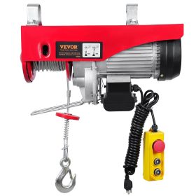 VEVOR 880lbs Electric Hoist with 14ft Wired Remote Control, 110V Electric Hoist Attic Lift 20-40 FT Lifting Height for Garage Attic Warehouse Fac