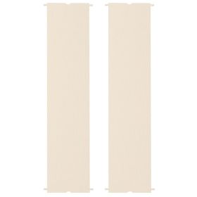 2 Pcs Pergola Replacement Canopy, UV Protection Pergola Shade Cover, Easy to Install, for 10 x 12ft Pergola, Khaki (Option: Khaki-410x320x90 mm)